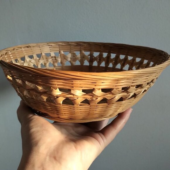 🌷Amazing Vintage Bread Basket Wedding Flower Girl's Basket Boho Seagrass Basket - Picture 9 of 15